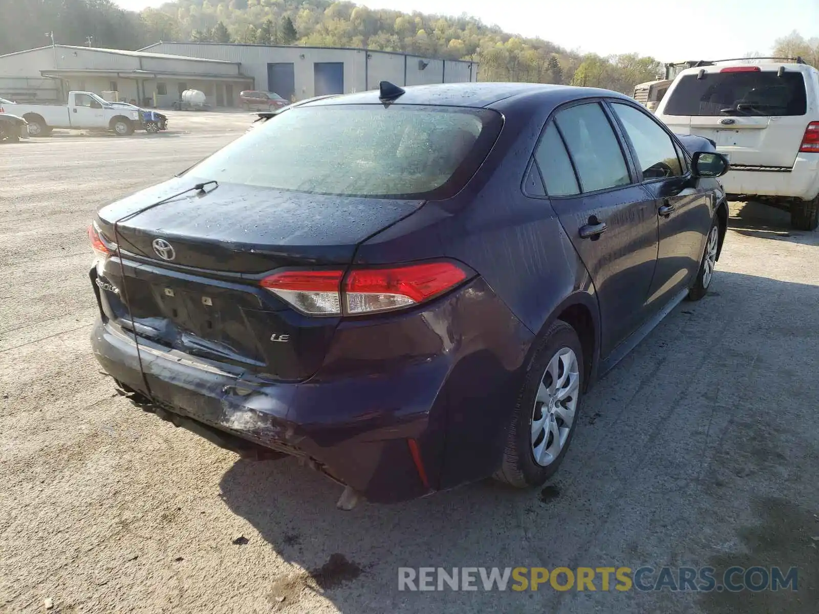 4 Photograph of a damaged car JTDEPRAE6LJ012054 TOYOTA COROLLA 2020