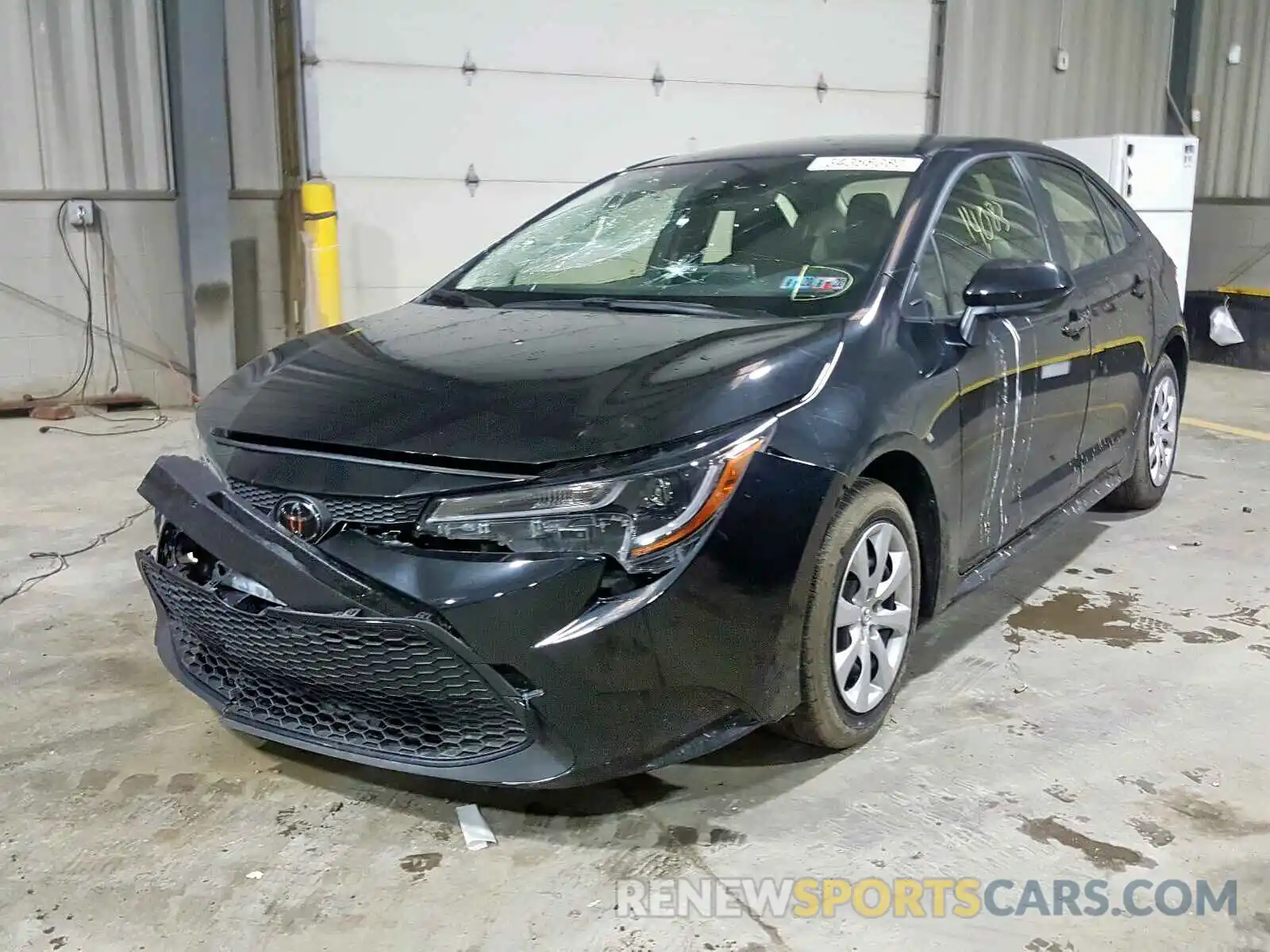 2 Photograph of a damaged car JTDEPRAE6LJ012345 TOYOTA COROLLA 2020