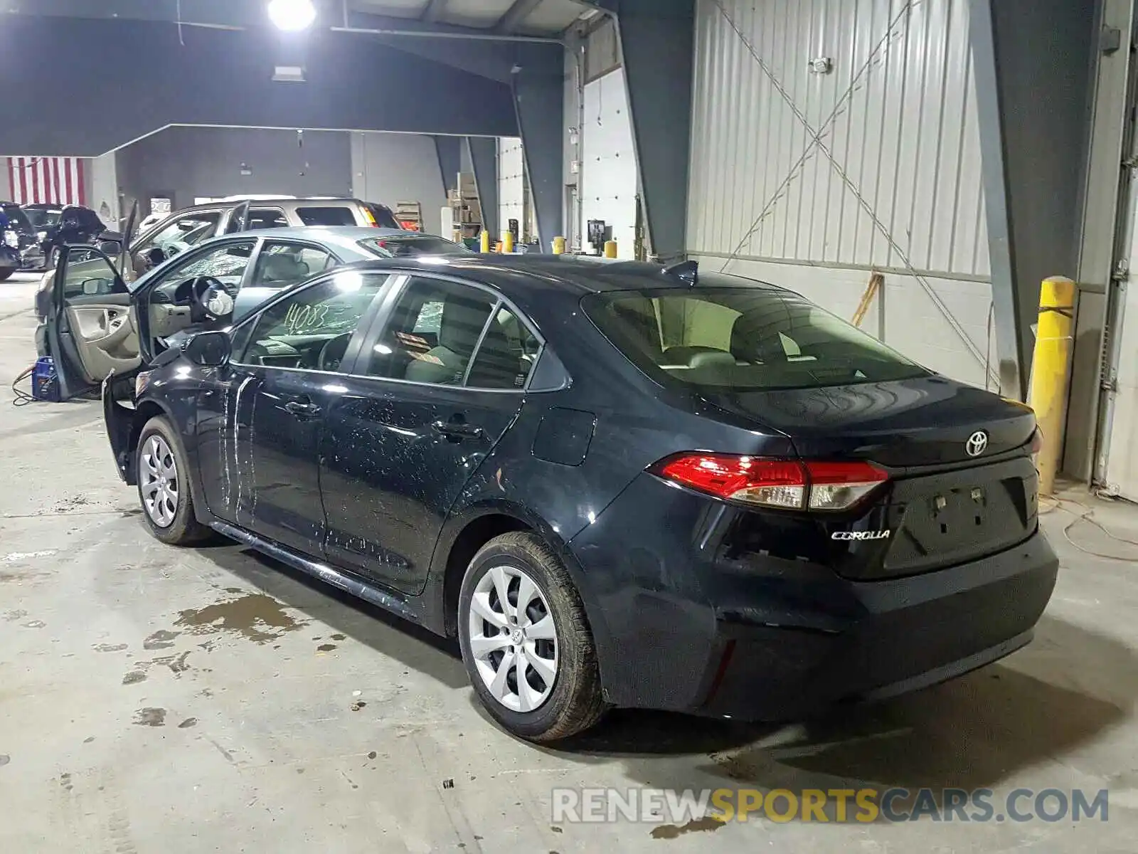 3 Photograph of a damaged car JTDEPRAE6LJ012345 TOYOTA COROLLA 2020