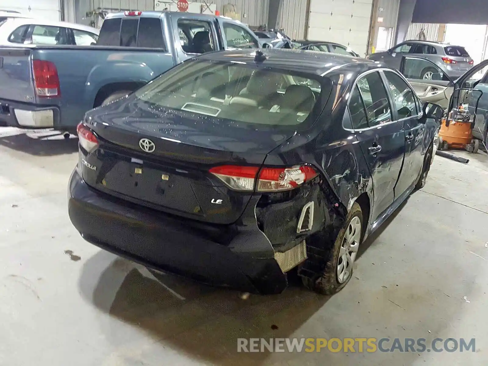 4 Photograph of a damaged car JTDEPRAE6LJ012345 TOYOTA COROLLA 2020