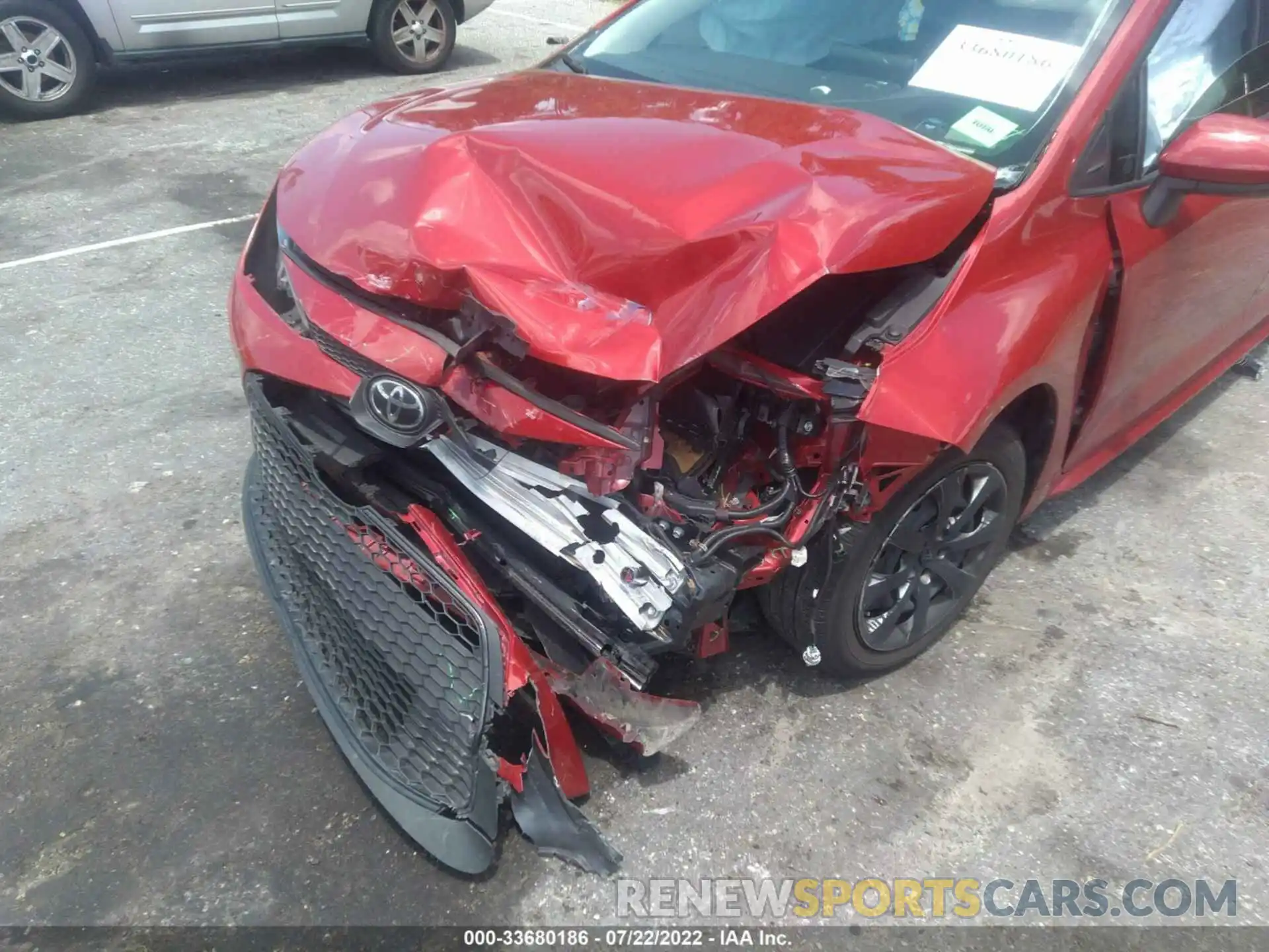 6 Photograph of a damaged car JTDEPRAE6LJ013074 TOYOTA COROLLA 2020