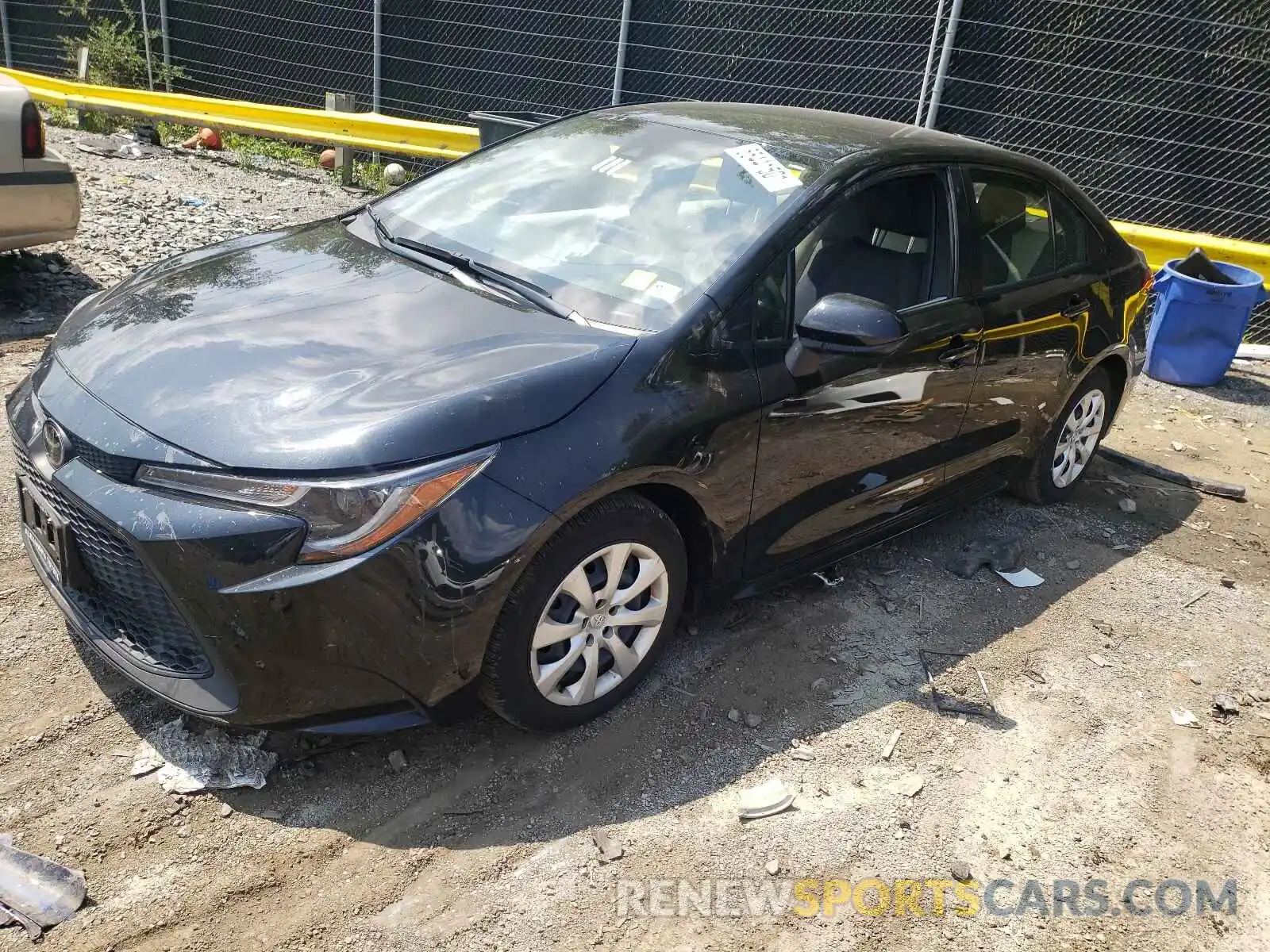 2 Photograph of a damaged car JTDEPRAE6LJ013561 TOYOTA COROLLA 2020