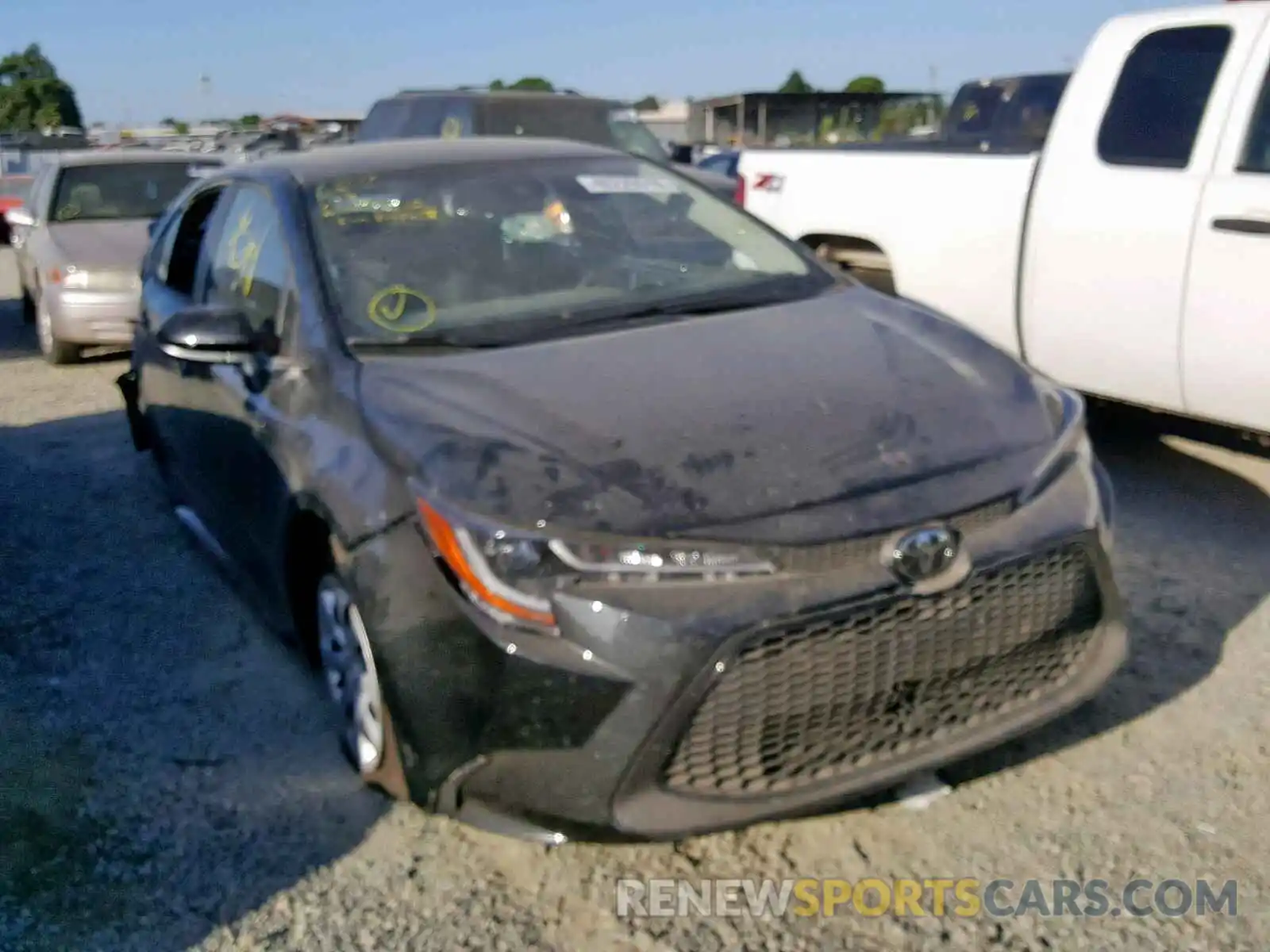 1 Photograph of a damaged car JTDEPRAE6LJ014564 TOYOTA COROLLA 2020