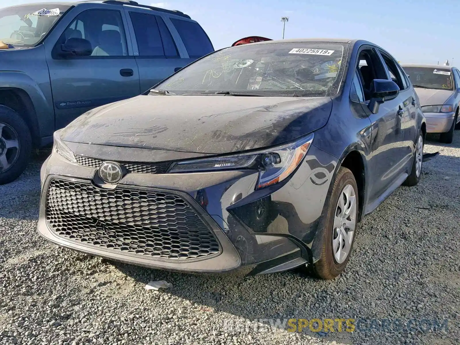 2 Photograph of a damaged car JTDEPRAE6LJ014564 TOYOTA COROLLA 2020