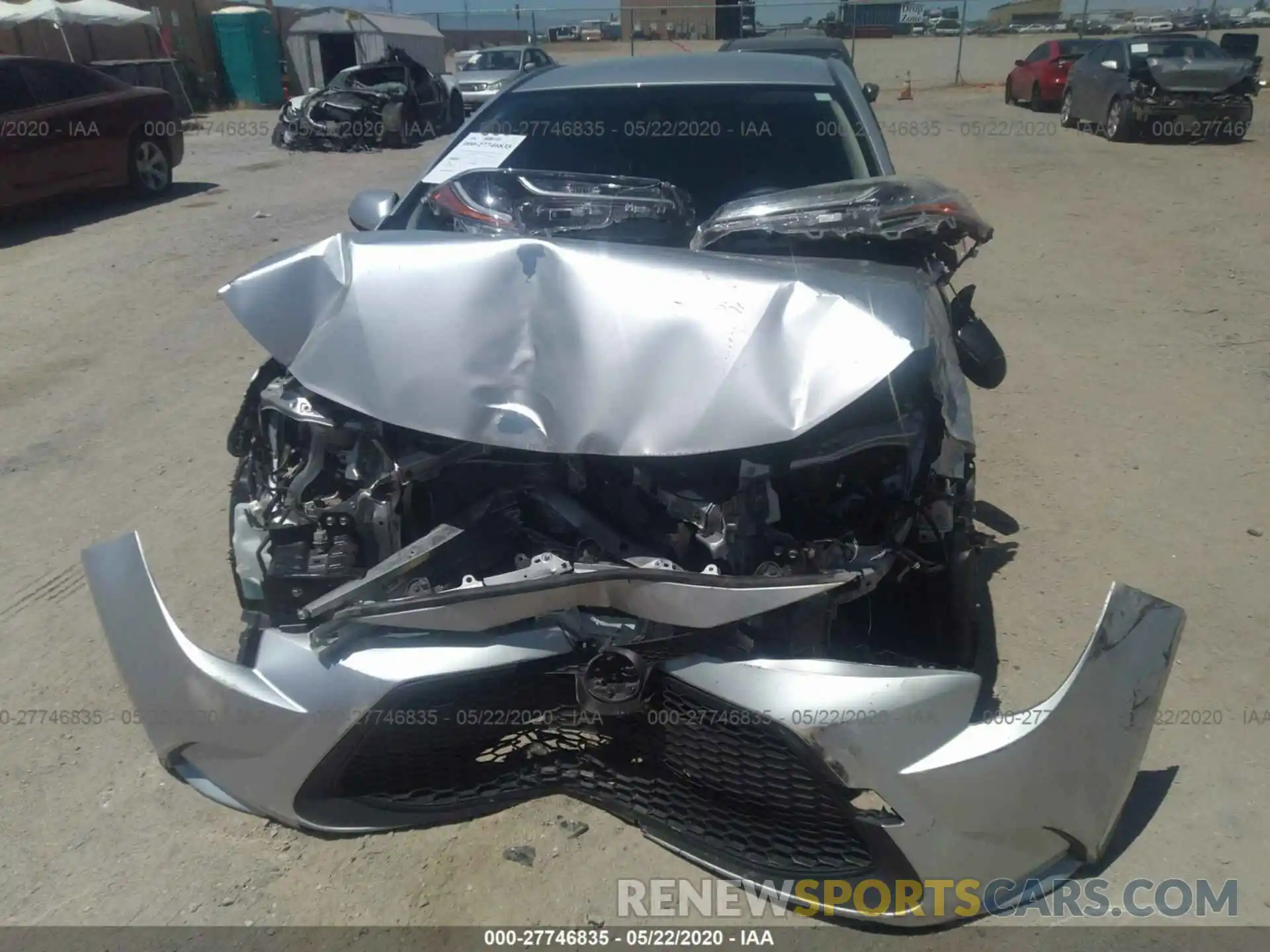 6 Photograph of a damaged car JTDEPRAE6LJ015259 TOYOTA COROLLA 2020