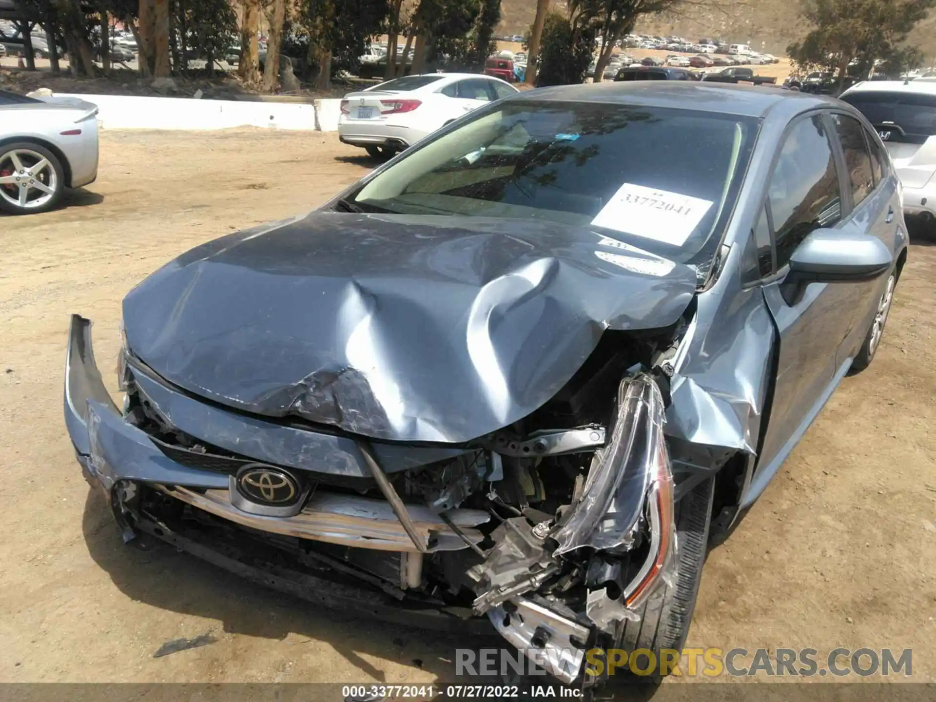 6 Photograph of a damaged car JTDEPRAE6LJ015312 TOYOTA COROLLA 2020