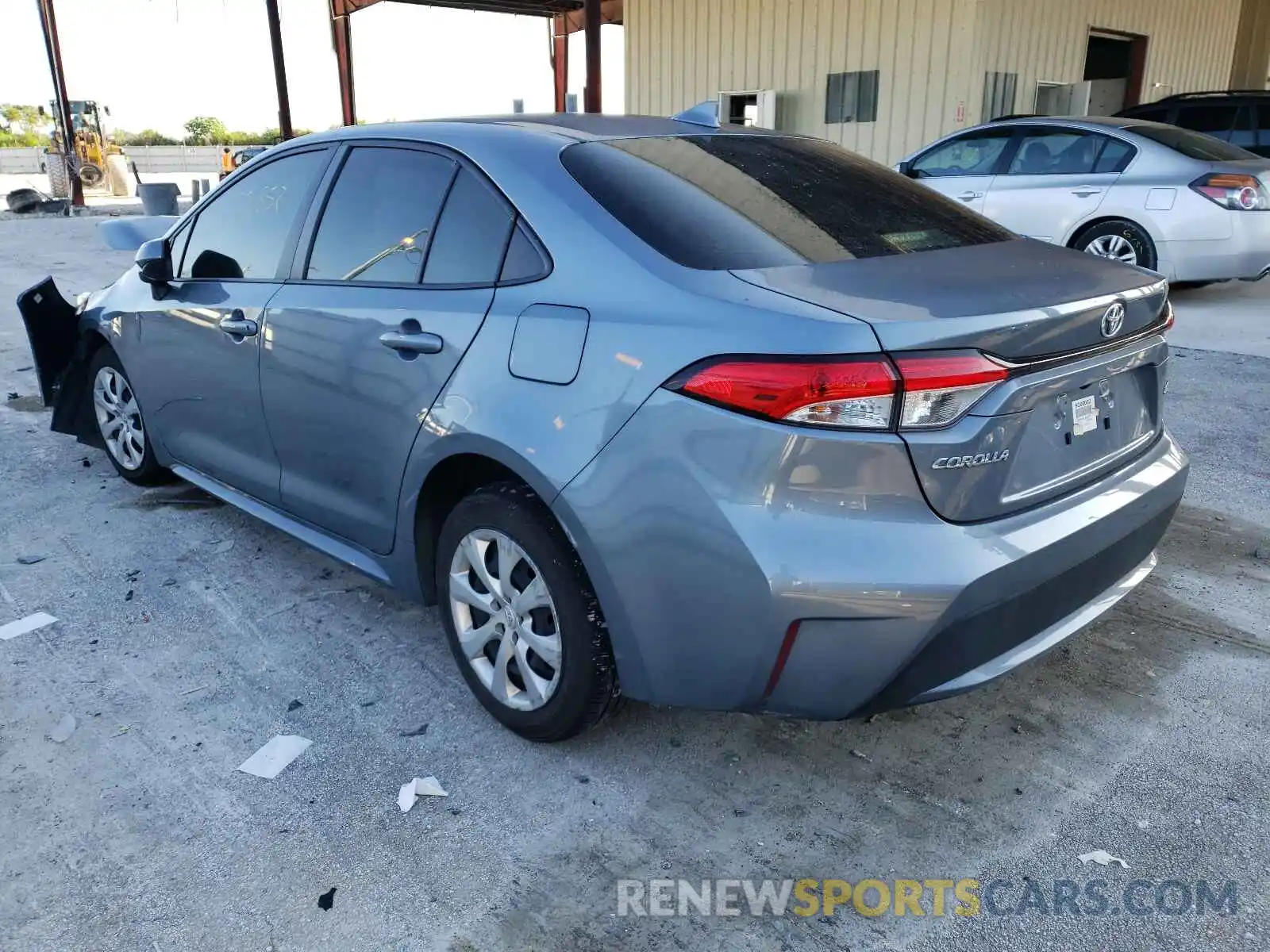 3 Photograph of a damaged car JTDEPRAE6LJ015648 TOYOTA COROLLA 2020