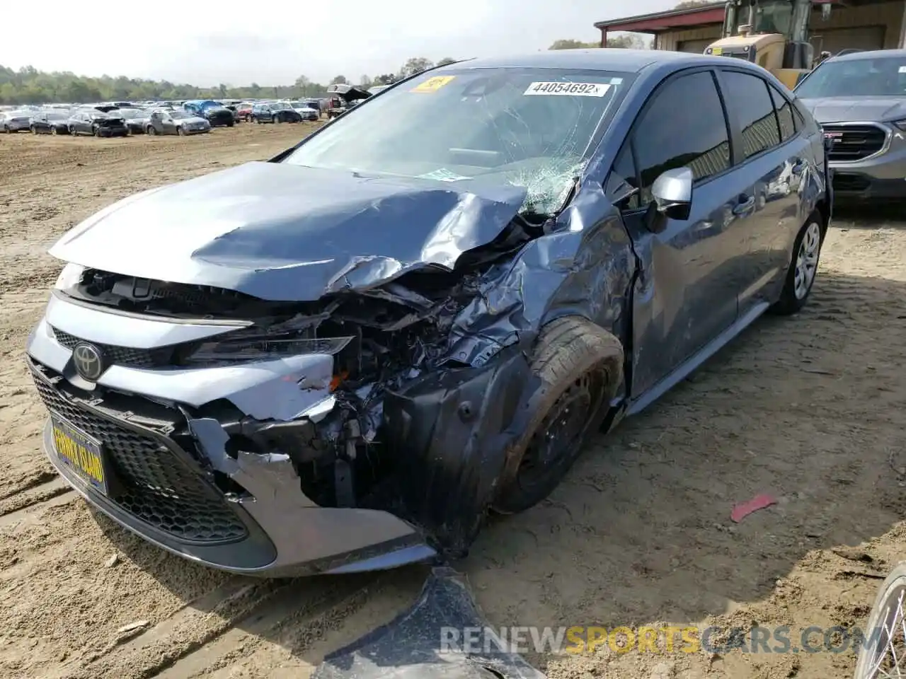 2 Photograph of a damaged car JTDEPRAE6LJ016119 TOYOTA COROLLA 2020