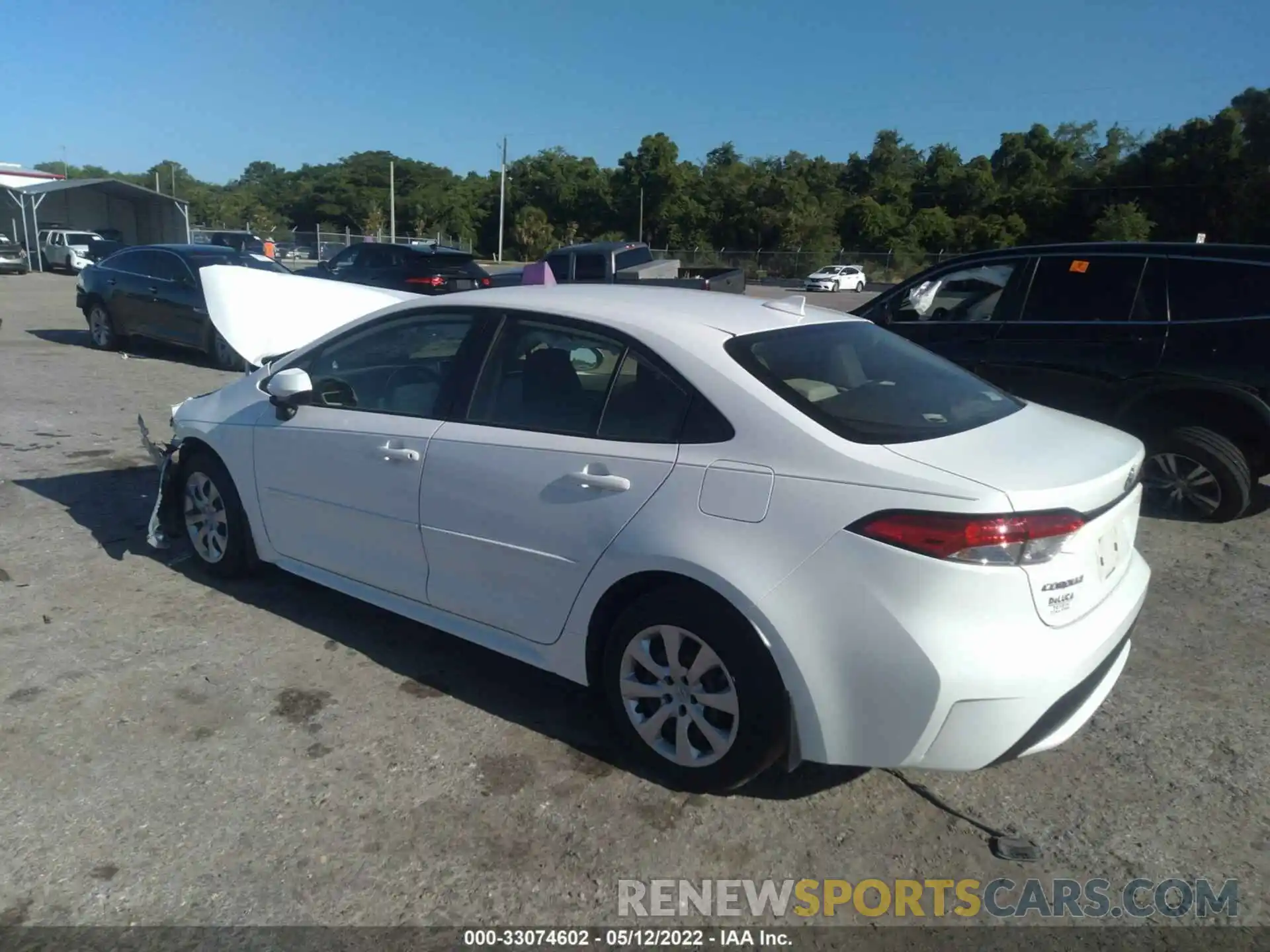 3 Photograph of a damaged car JTDEPRAE6LJ016315 TOYOTA COROLLA 2020