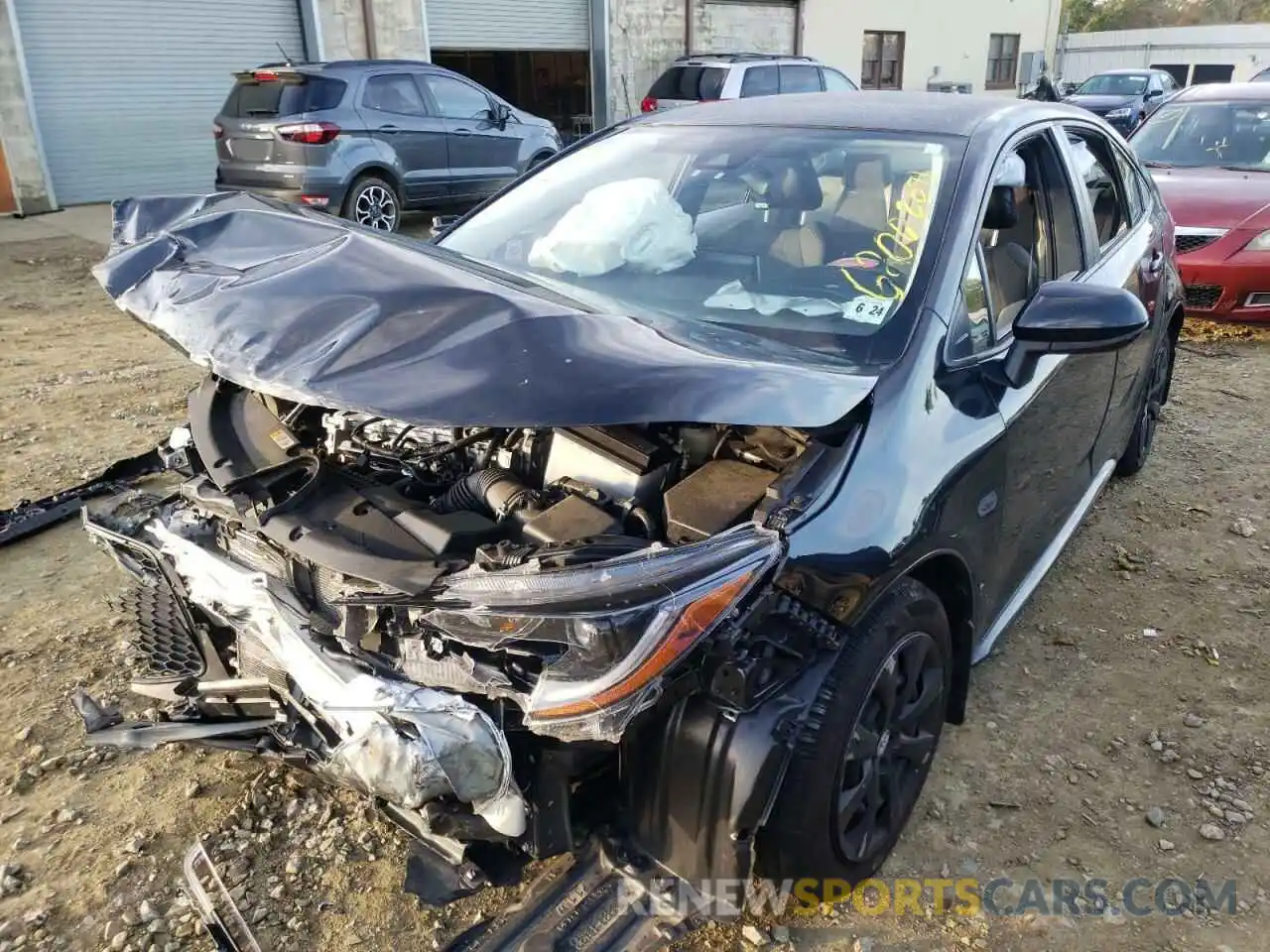 2 Photograph of a damaged car JTDEPRAE6LJ016685 TOYOTA COROLLA 2020