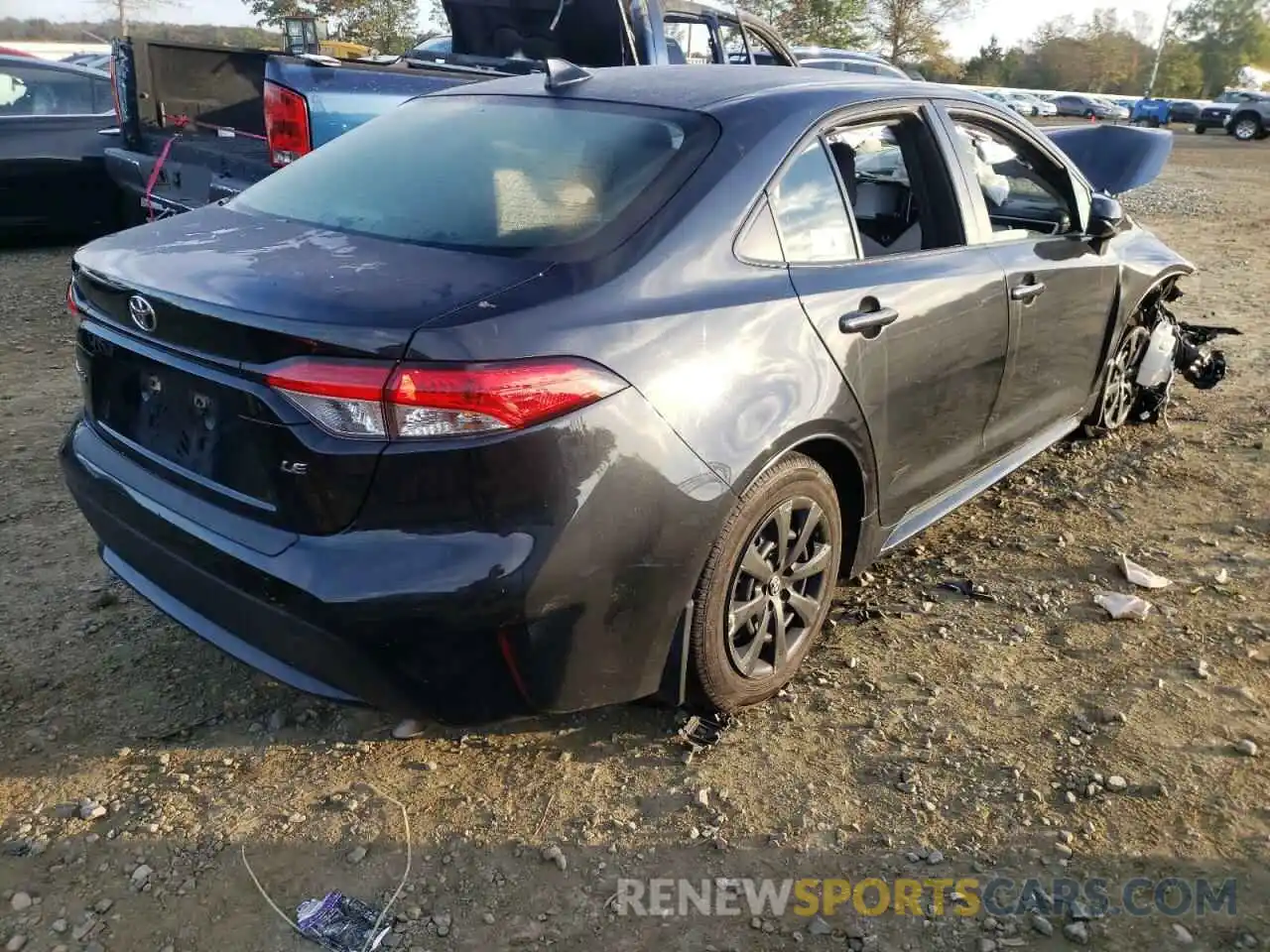 4 Photograph of a damaged car JTDEPRAE6LJ016685 TOYOTA COROLLA 2020