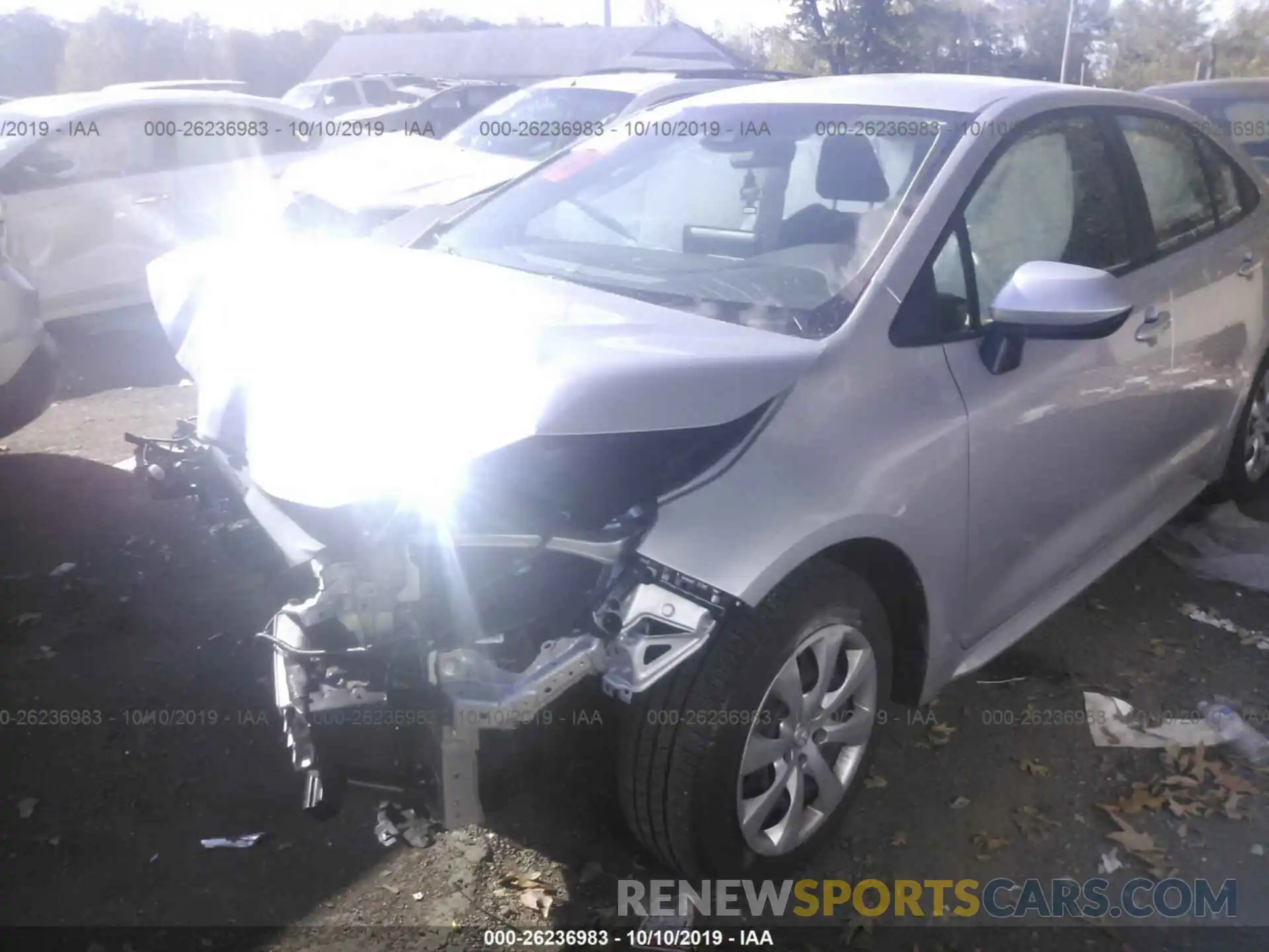 2 Photograph of a damaged car JTDEPRAE6LJ017545 TOYOTA COROLLA 2020