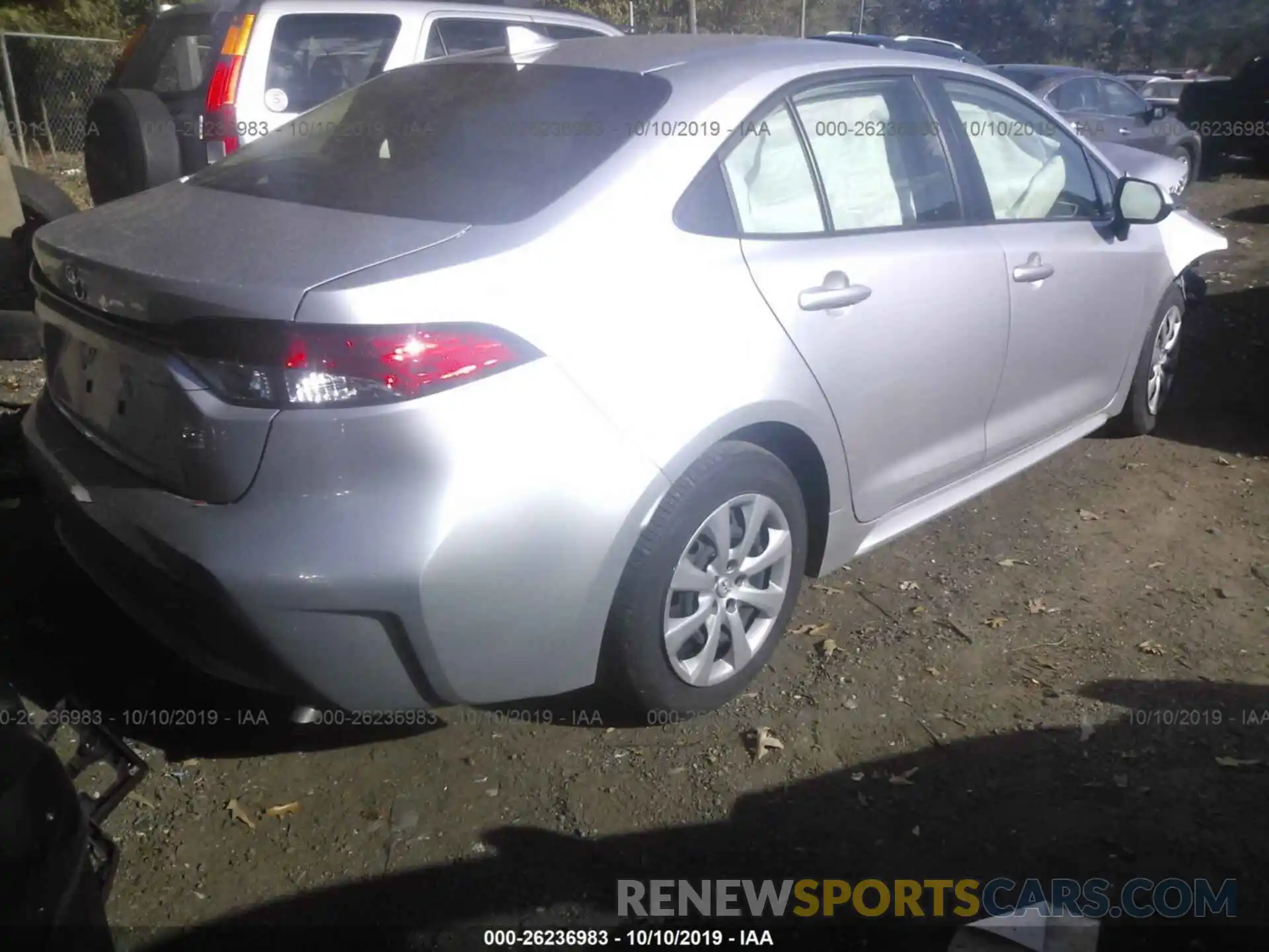 4 Photograph of a damaged car JTDEPRAE6LJ017545 TOYOTA COROLLA 2020