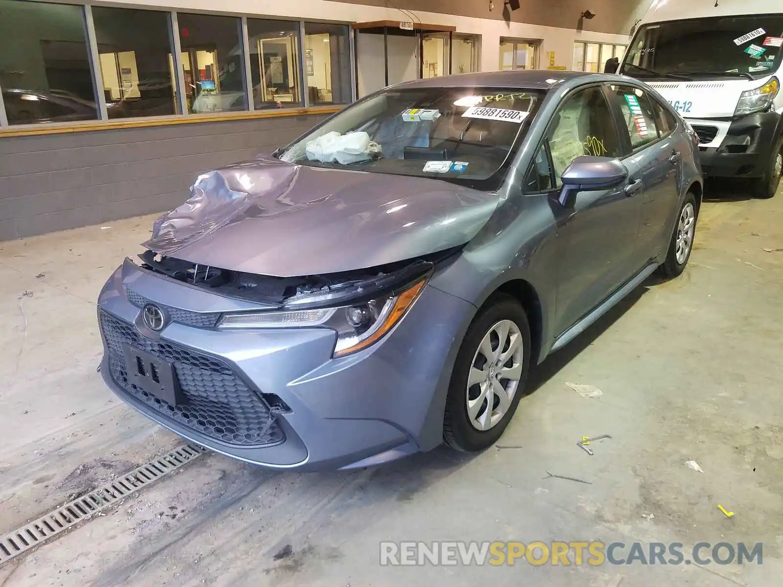 2 Photograph of a damaged car JTDEPRAE6LJ017562 TOYOTA COROLLA 2020