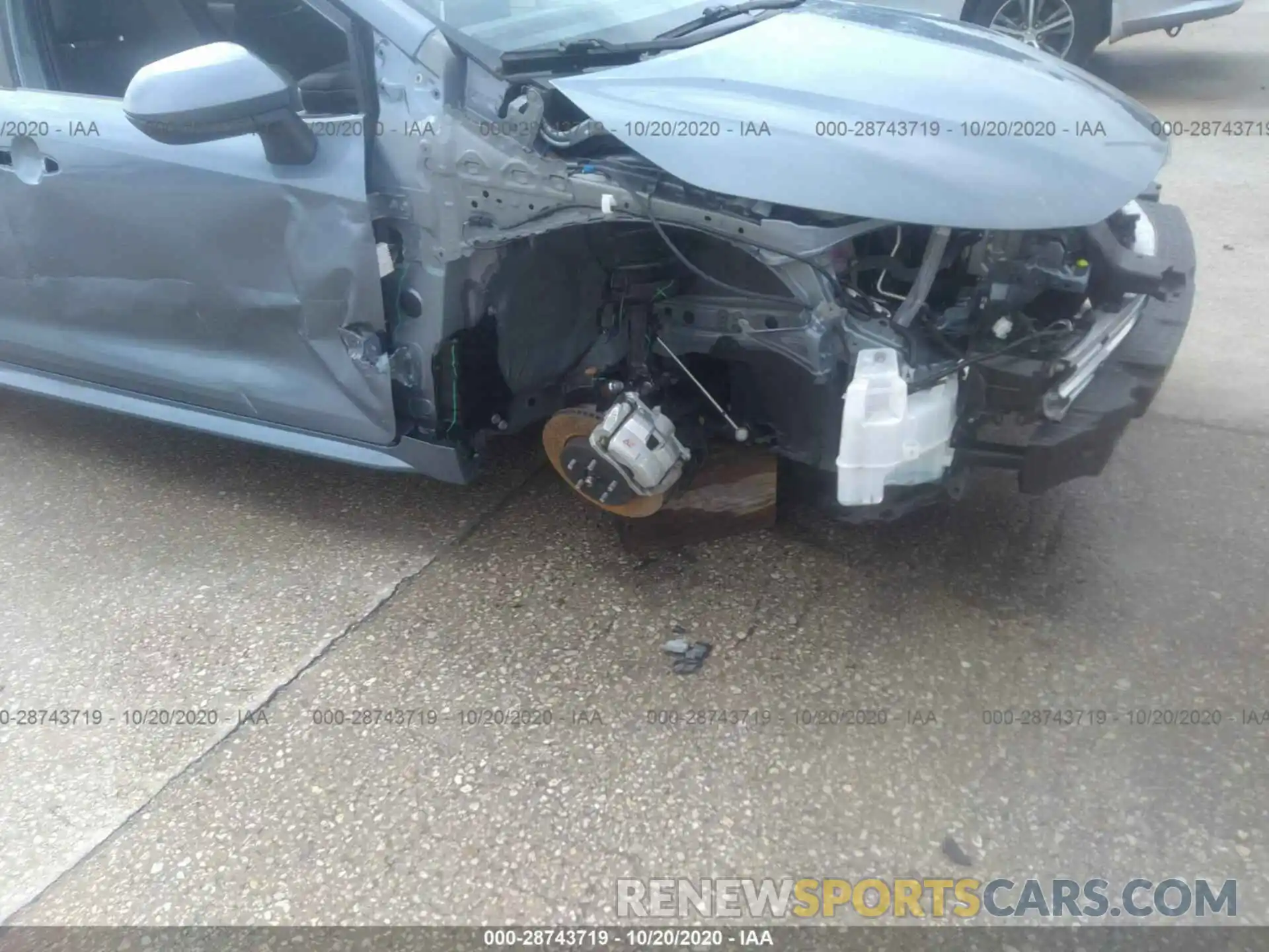 6 Фотография поврежденного автомобиля JTDEPRAE6LJ017657 TOYOTA COROLLA 2020