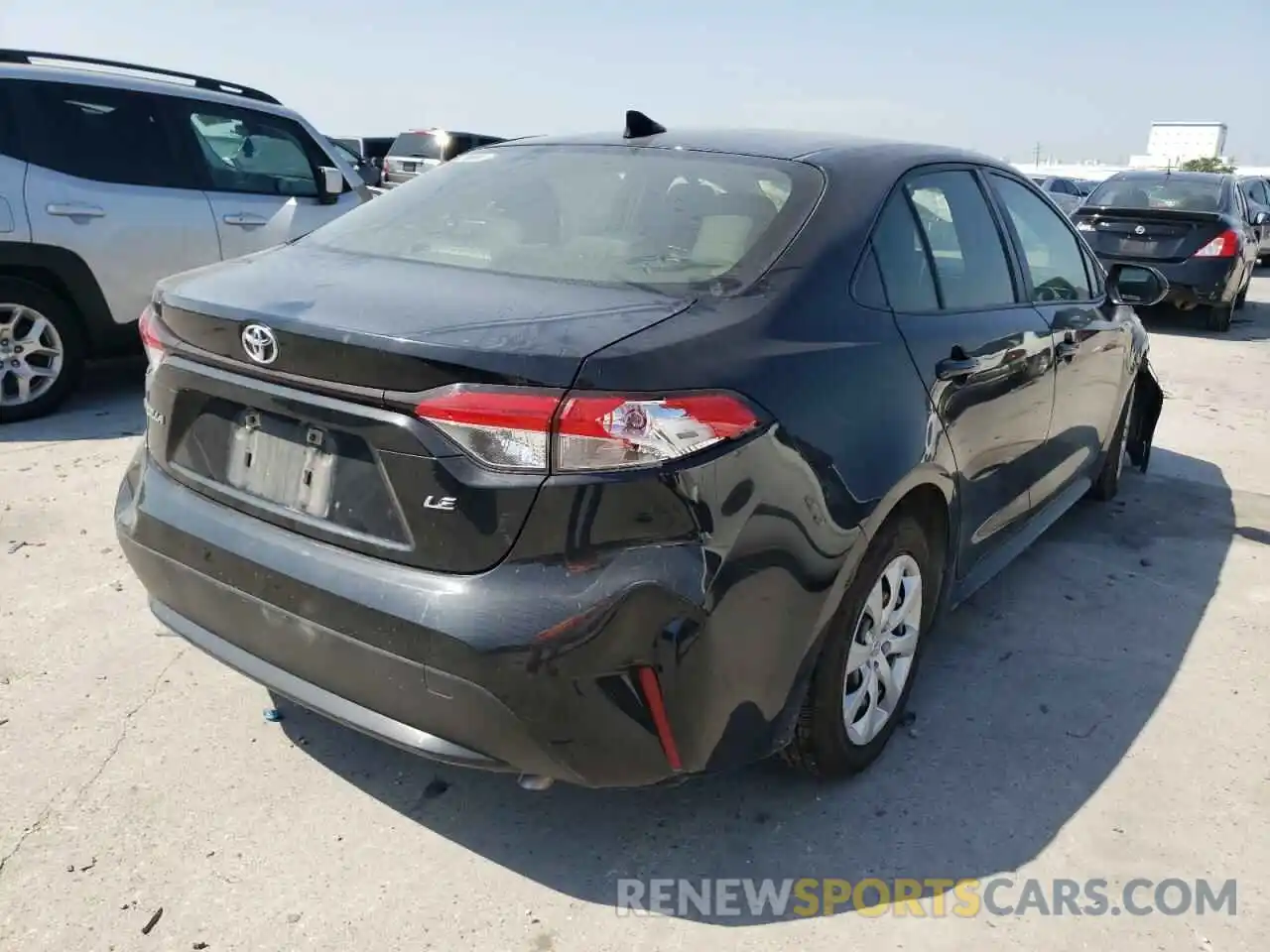 4 Photograph of a damaged car JTDEPRAE6LJ018484 TOYOTA COROLLA 2020