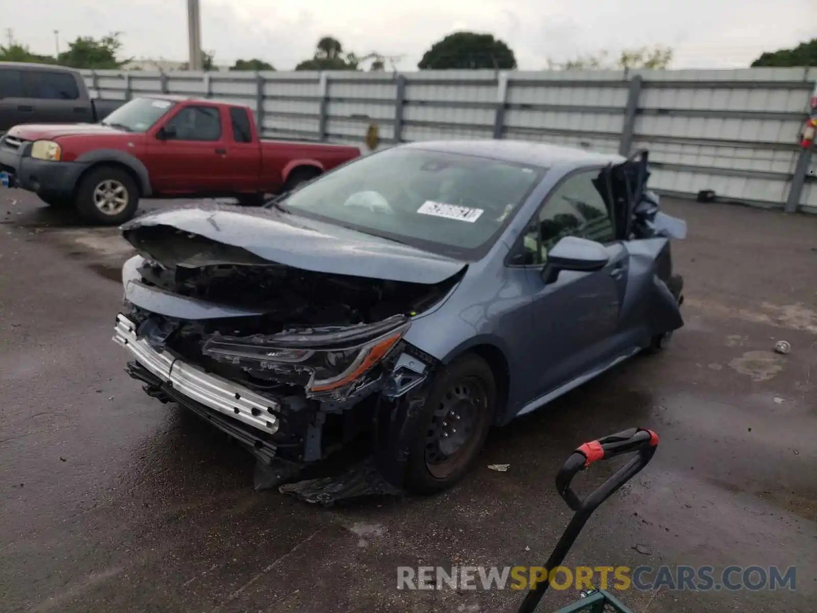 2 Photograph of a damaged car JTDEPRAE6LJ018985 TOYOTA COROLLA 2020