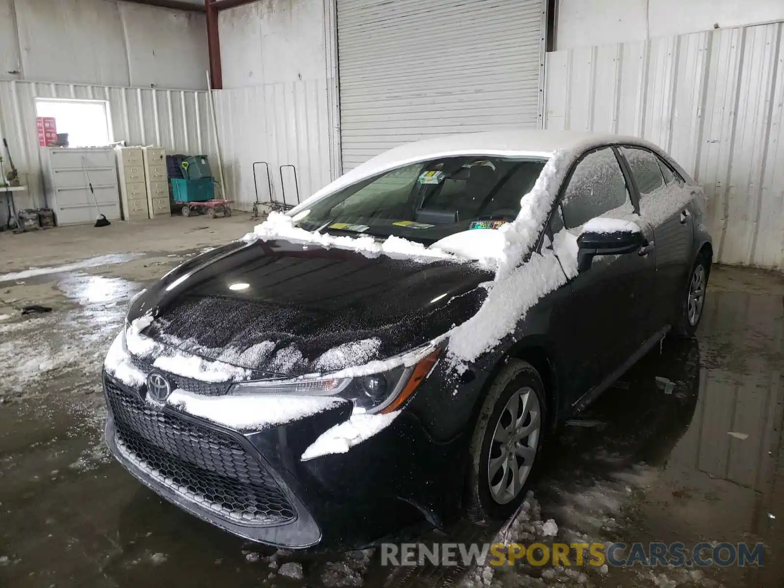 2 Photograph of a damaged car JTDEPRAE6LJ019005 TOYOTA COROLLA 2020