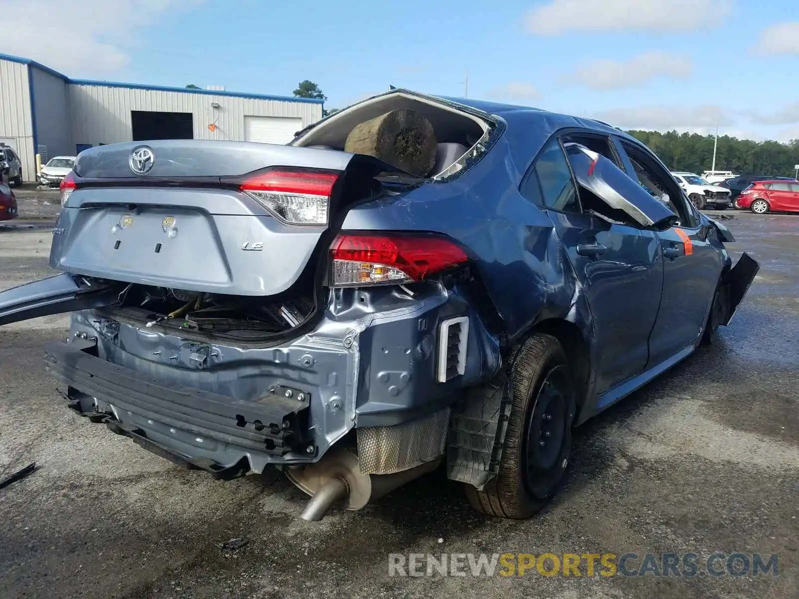 4 Photograph of a damaged car JTDEPRAE6LJ019361 TOYOTA COROLLA 2020