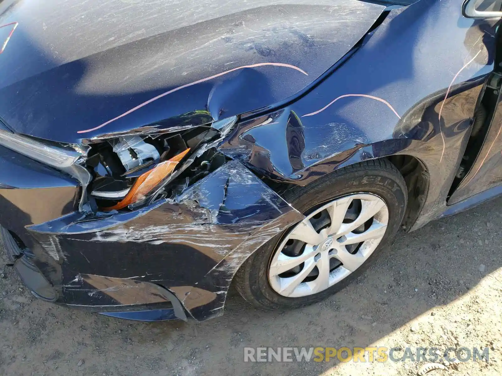 9 Photograph of a damaged car JTDEPRAE6LJ019859 TOYOTA COROLLA 2020