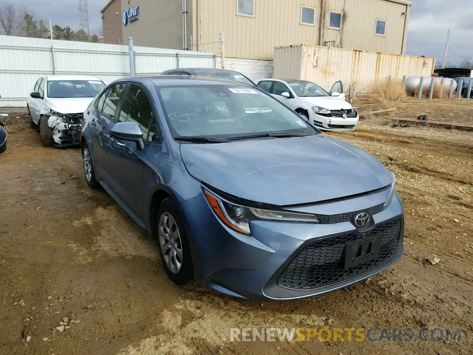 1 Photograph of a damaged car JTDEPRAE6LJ019926 TOYOTA COROLLA 2020