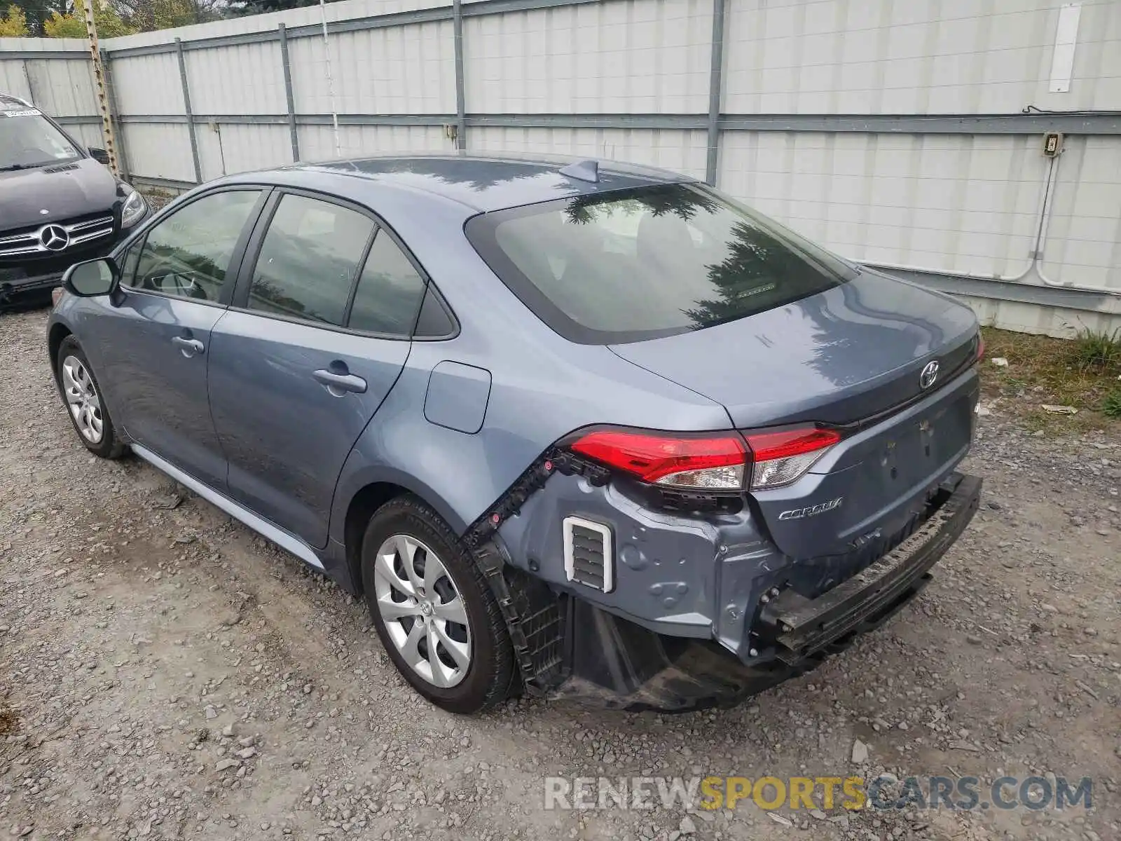 3 Photograph of a damaged car JTDEPRAE6LJ019960 TOYOTA COROLLA 2020