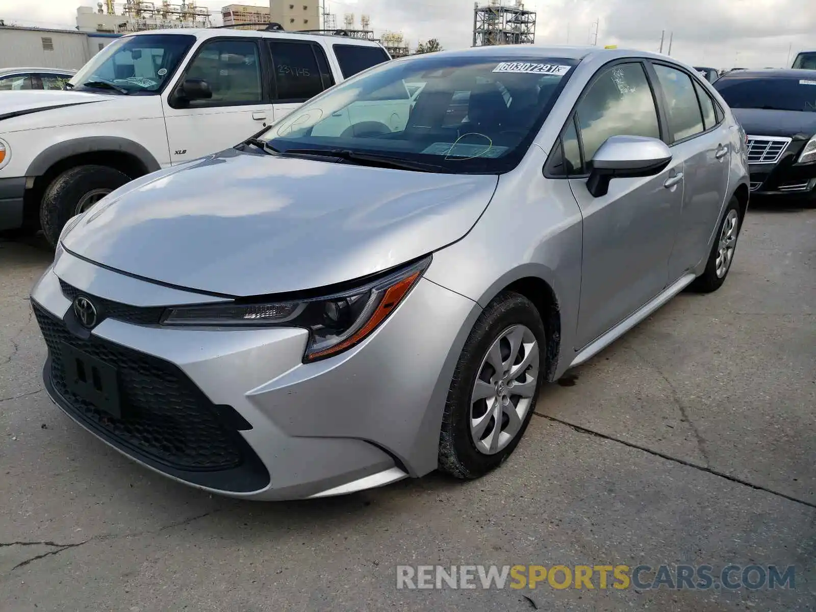 2 Photograph of a damaged car JTDEPRAE6LJ020302 TOYOTA COROLLA 2020