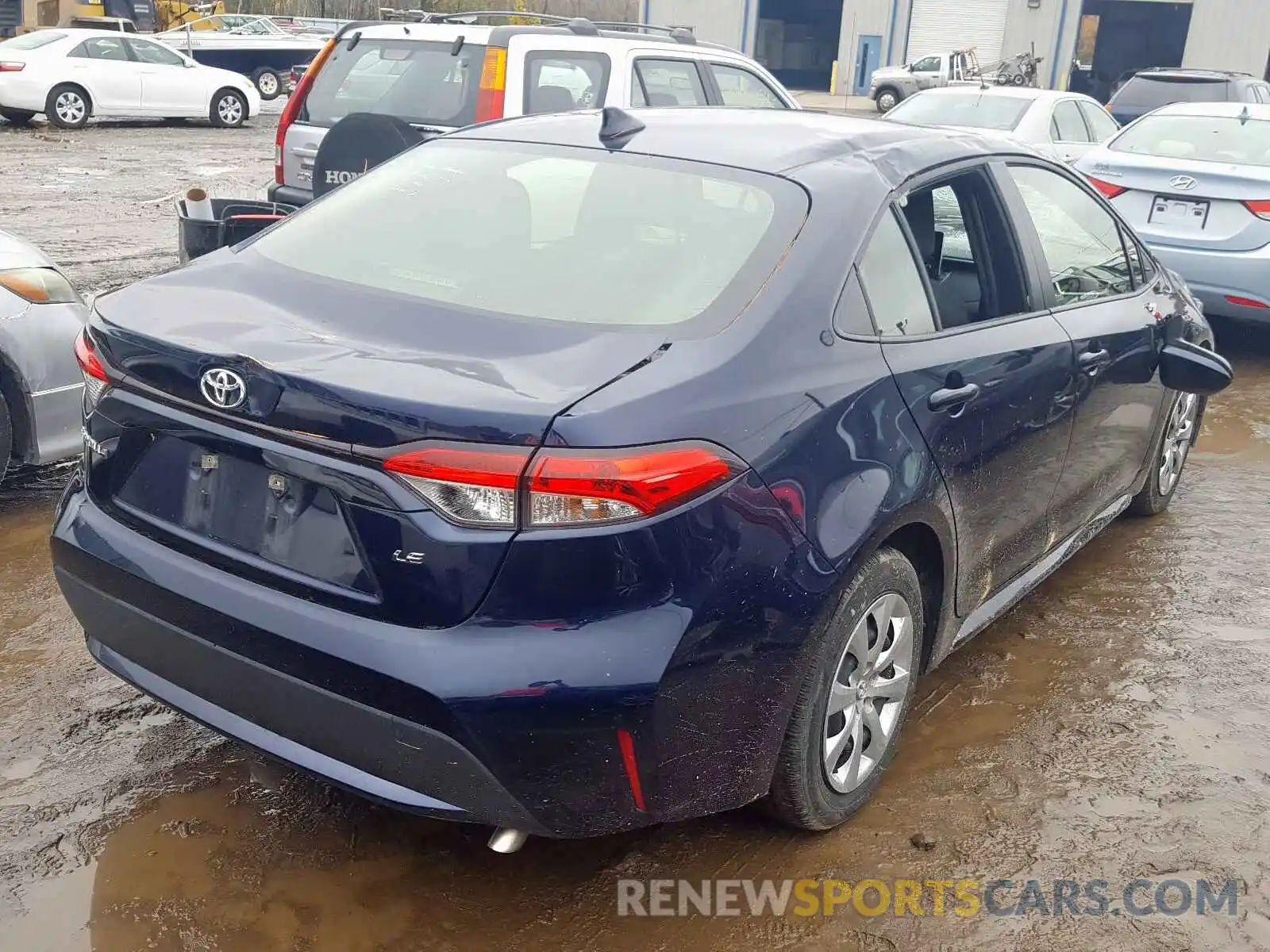 4 Photograph of a damaged car JTDEPRAE6LJ020705 TOYOTA COROLLA 2020