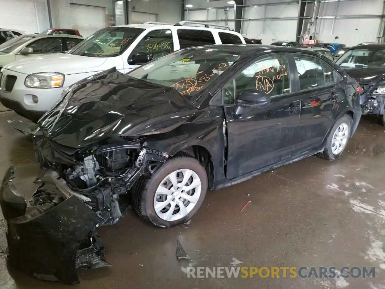 2 Photograph of a damaged car JTDEPRAE6LJ020719 TOYOTA COROLLA 2020