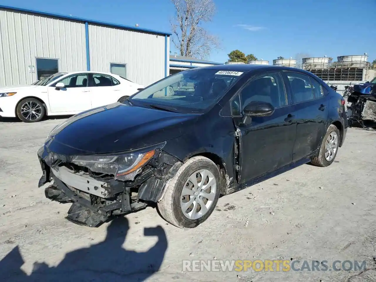 1 Photograph of a damaged car JTDEPRAE6LJ020879 TOYOTA COROLLA 2020