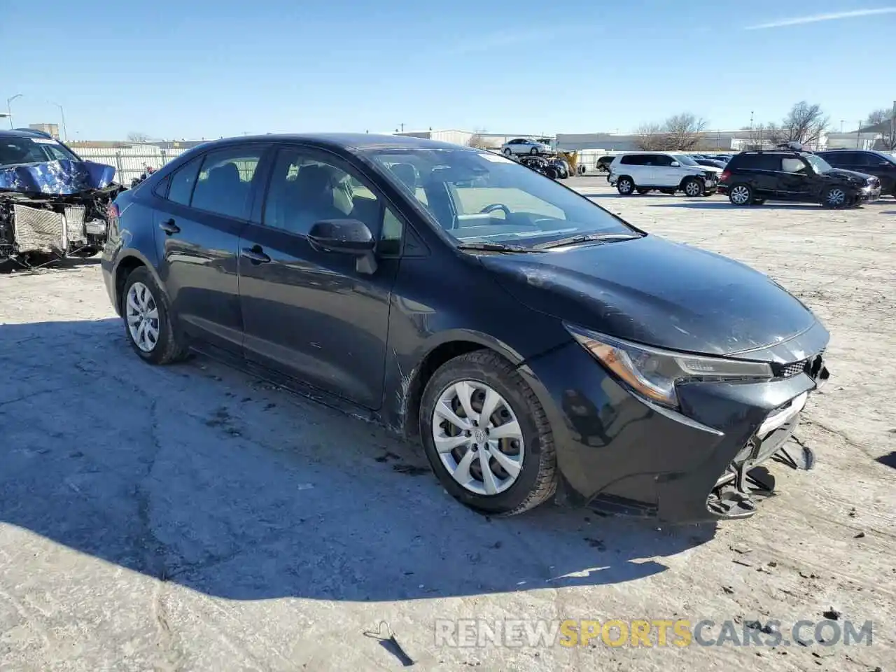 4 Photograph of a damaged car JTDEPRAE6LJ020879 TOYOTA COROLLA 2020