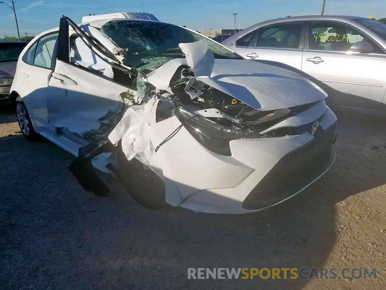 1 Photograph of a damaged car JTDEPRAE6LJ020915 TOYOTA COROLLA 2020