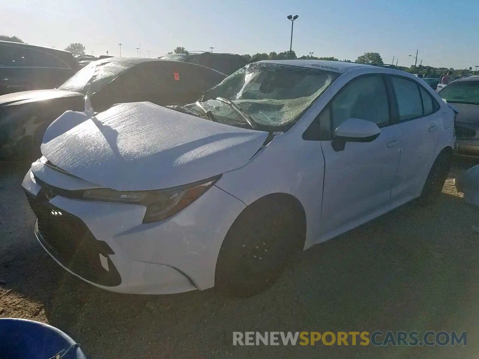 2 Photograph of a damaged car JTDEPRAE6LJ020915 TOYOTA COROLLA 2020