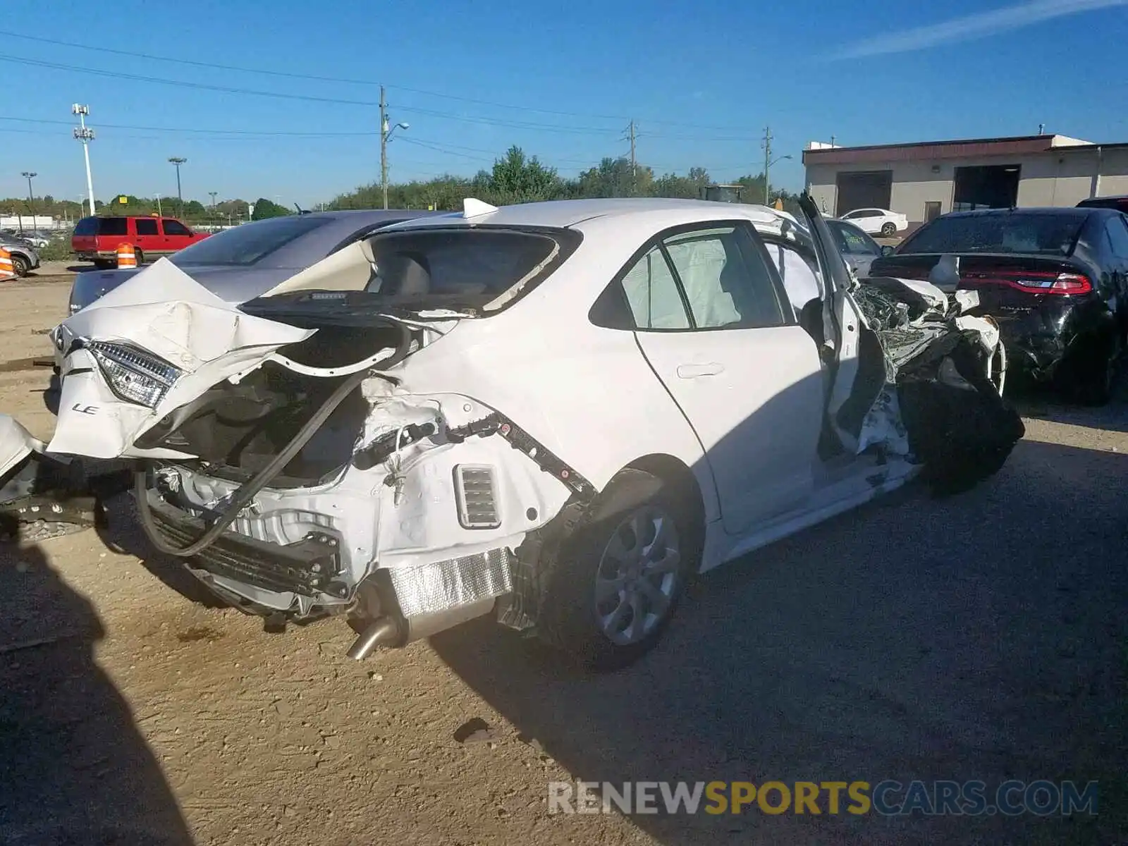 4 Photograph of a damaged car JTDEPRAE6LJ020915 TOYOTA COROLLA 2020