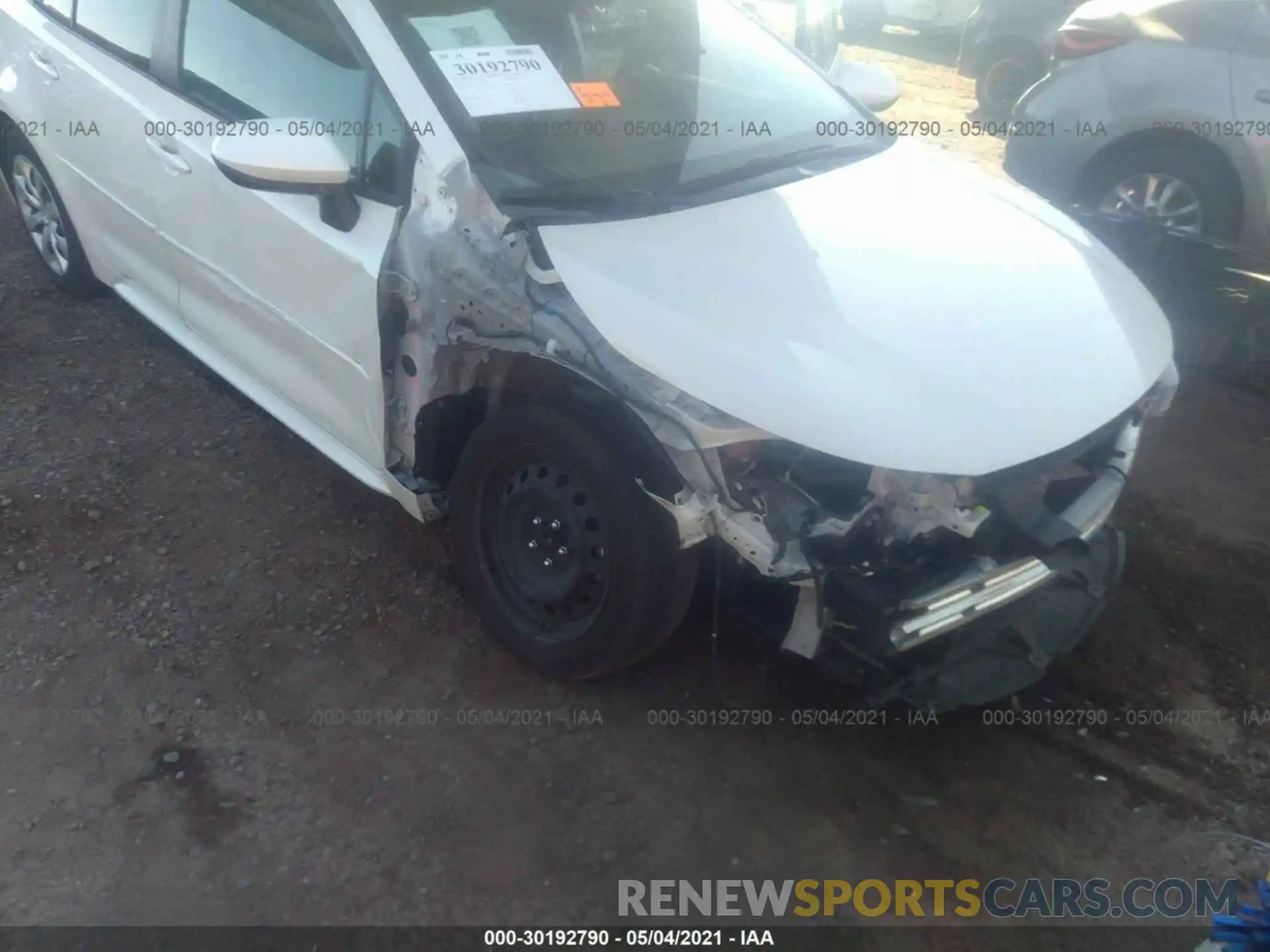 6 Photograph of a damaged car JTDEPRAE6LJ021059 TOYOTA COROLLA 2020