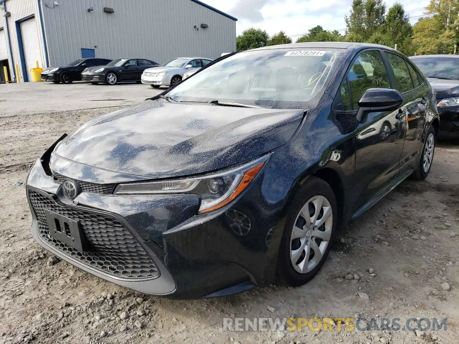 2 Photograph of a damaged car JTDEPRAE6LJ021160 TOYOTA COROLLA 2020