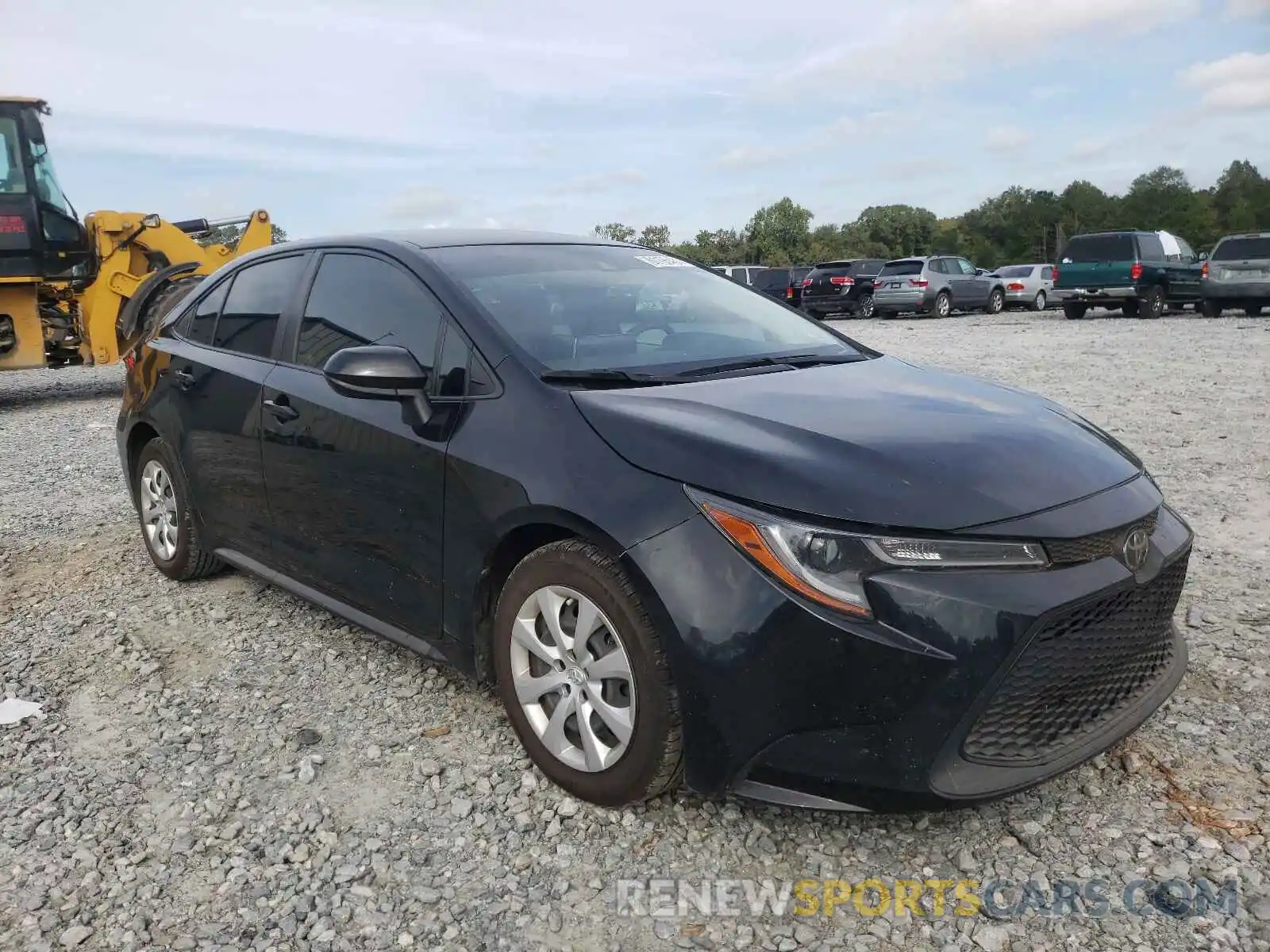 1 Photograph of a damaged car JTDEPRAE6LJ021210 TOYOTA COROLLA 2020