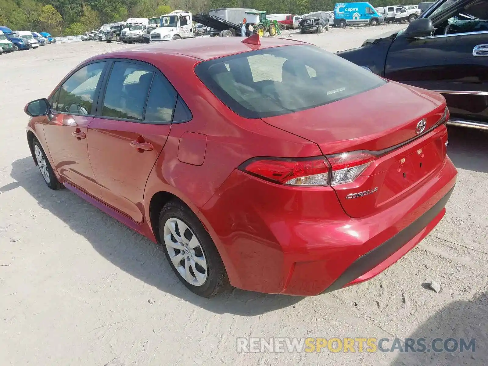 3 Photograph of a damaged car JTDEPRAE6LJ021241 TOYOTA COROLLA 2020