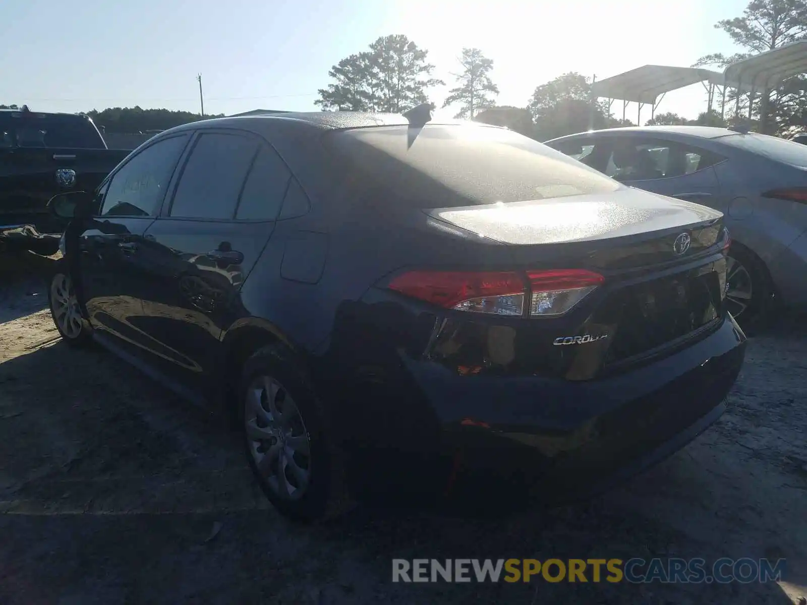 3 Photograph of a damaged car JTDEPRAE6LJ021255 TOYOTA COROLLA 2020