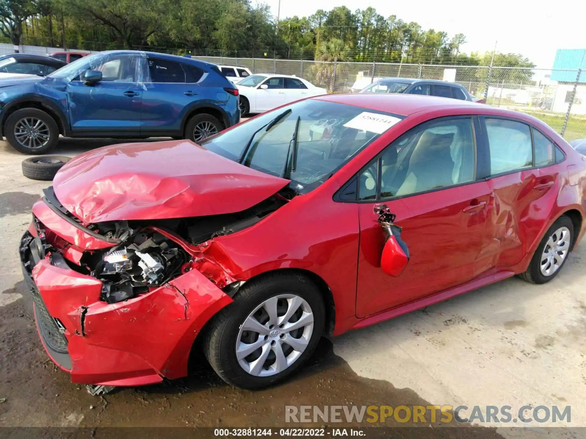 6 Photograph of a damaged car JTDEPRAE6LJ021496 TOYOTA COROLLA 2020