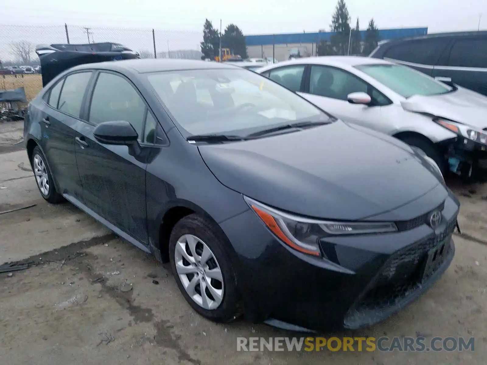 1 Photograph of a damaged car JTDEPRAE6LJ021773 TOYOTA COROLLA 2020