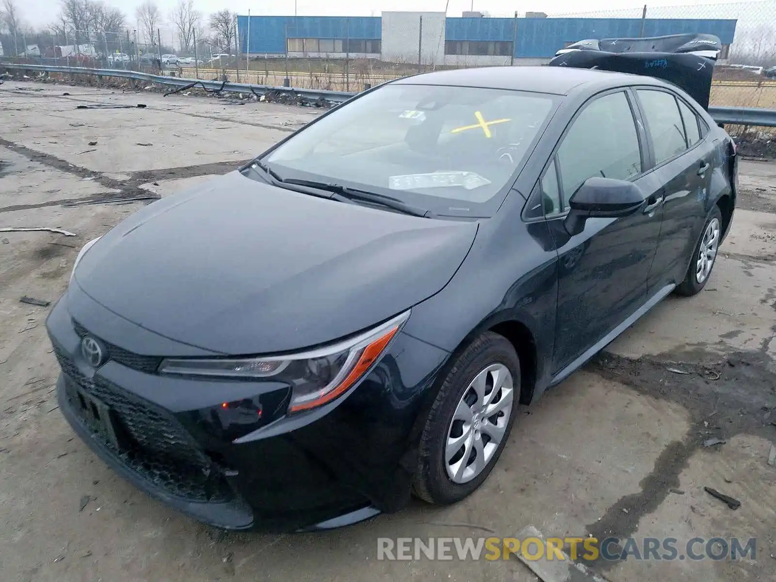 2 Photograph of a damaged car JTDEPRAE6LJ021773 TOYOTA COROLLA 2020