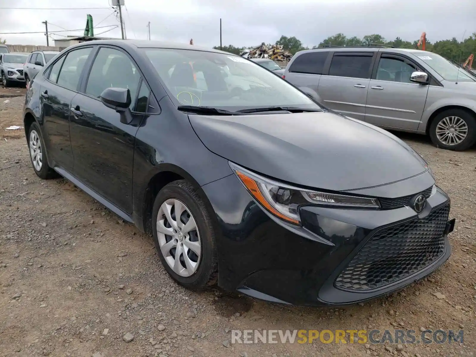 1 Photograph of a damaged car JTDEPRAE6LJ022146 TOYOTA COROLLA 2020