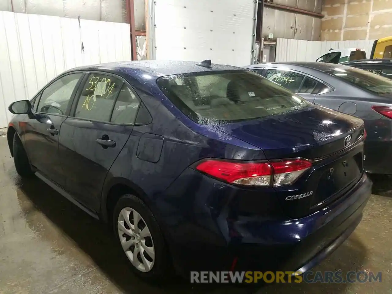 3 Photograph of a damaged car JTDEPRAE6LJ022244 TOYOTA COROLLA 2020