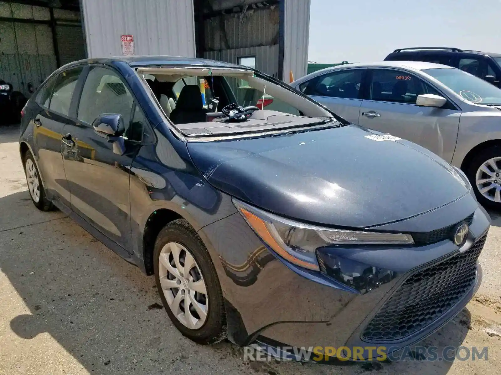 1 Photograph of a damaged car JTDEPRAE6LJ022339 TOYOTA COROLLA 2020