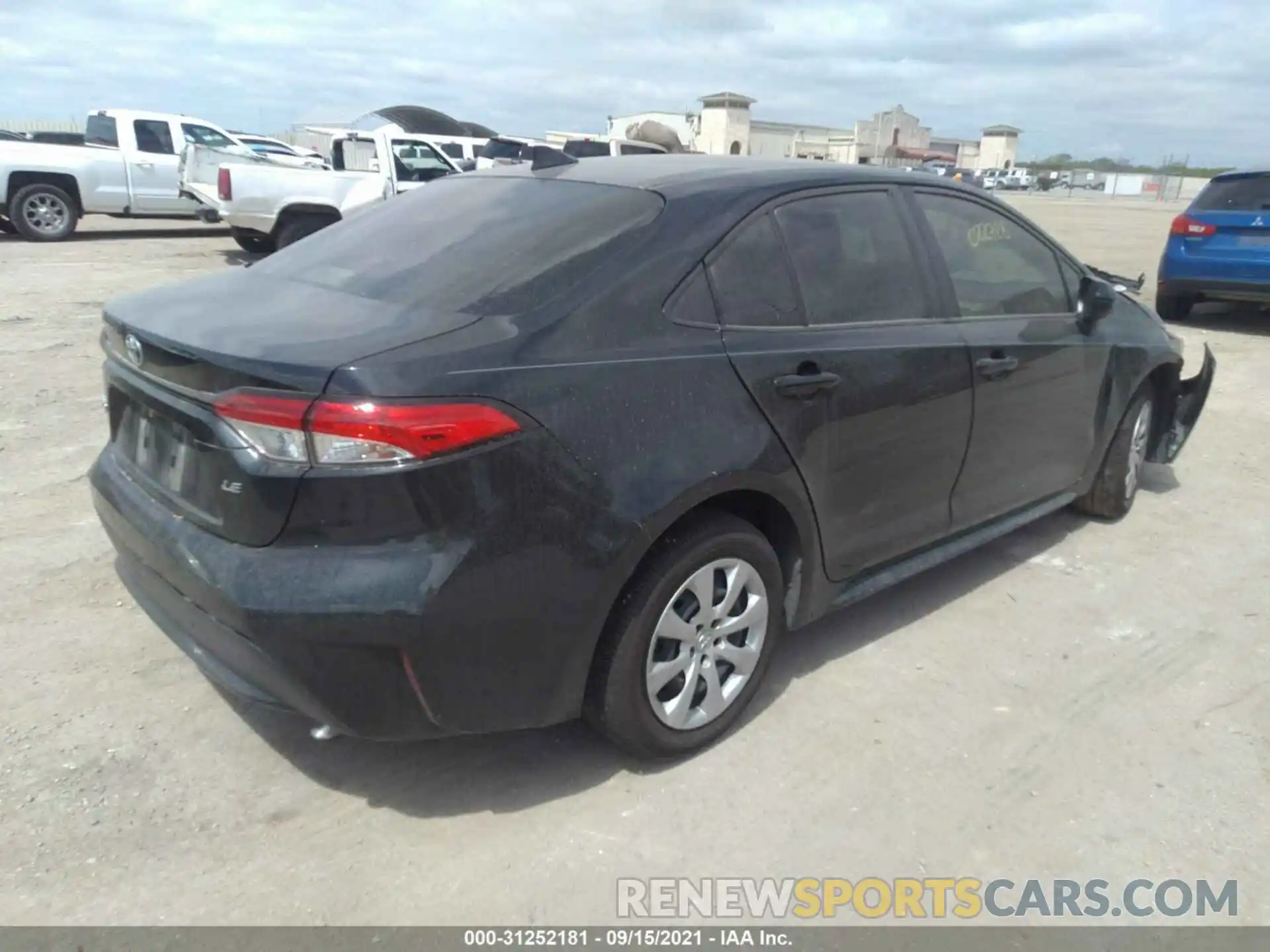 4 Photograph of a damaged car JTDEPRAE6LJ022728 TOYOTA COROLLA 2020