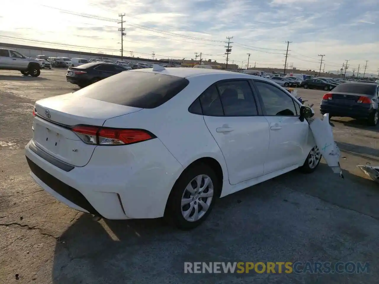 4 Photograph of a damaged car JTDEPRAE6LJ023104 TOYOTA COROLLA 2020