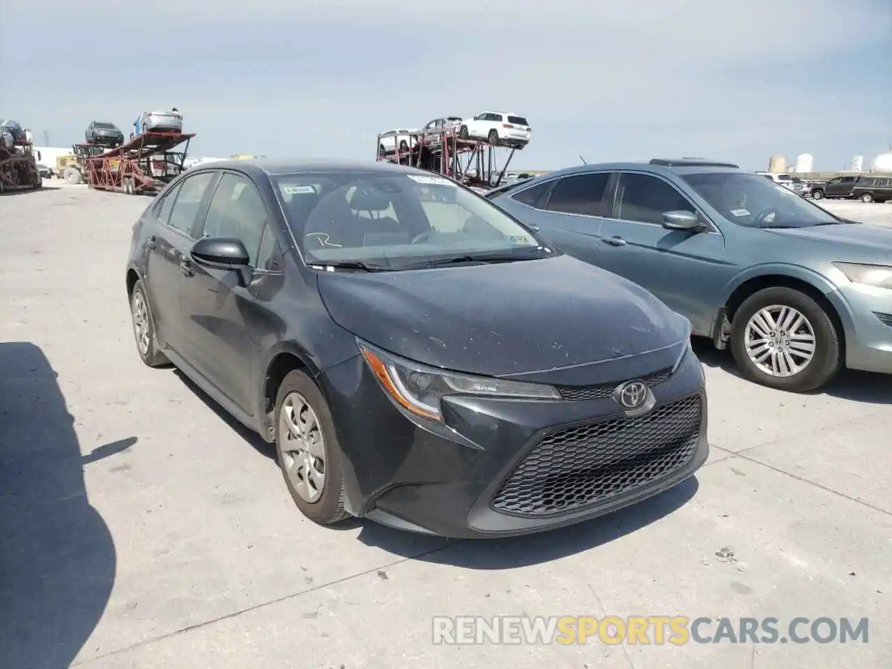 1 Photograph of a damaged car JTDEPRAE6LJ023488 TOYOTA COROLLA 2020