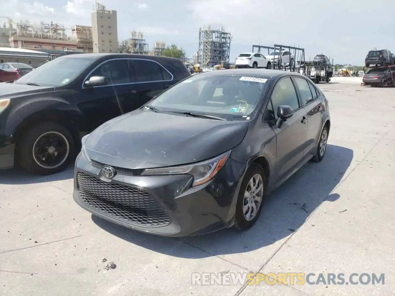 2 Photograph of a damaged car JTDEPRAE6LJ023488 TOYOTA COROLLA 2020