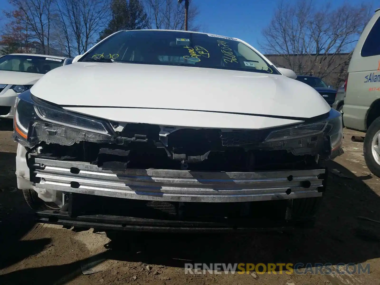 9 Photograph of a damaged car JTDEPRAE6LJ023913 TOYOTA COROLLA 2020